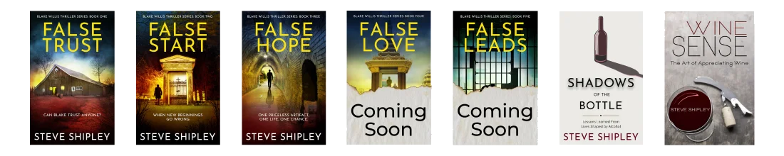 All Steve Shipley published books